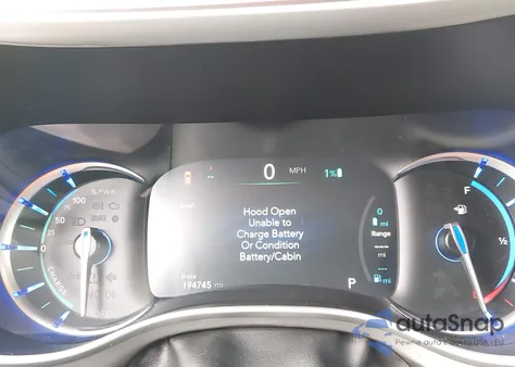 2021 Chrysler Pacifica Hybrid Touring L из США, поврежденный, VIN 2C4RC1L73MR603209